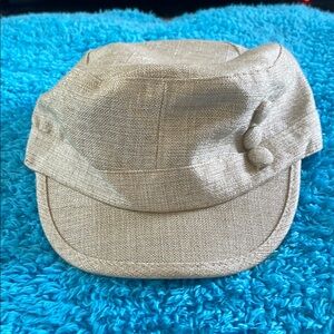 Vintage D&Y Cream Newsboy Caddie Hat